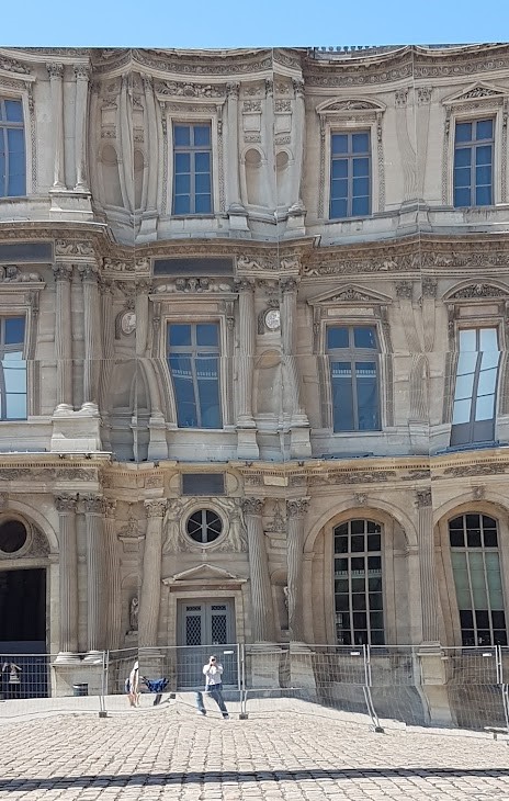 The Louvre, inner courtyard