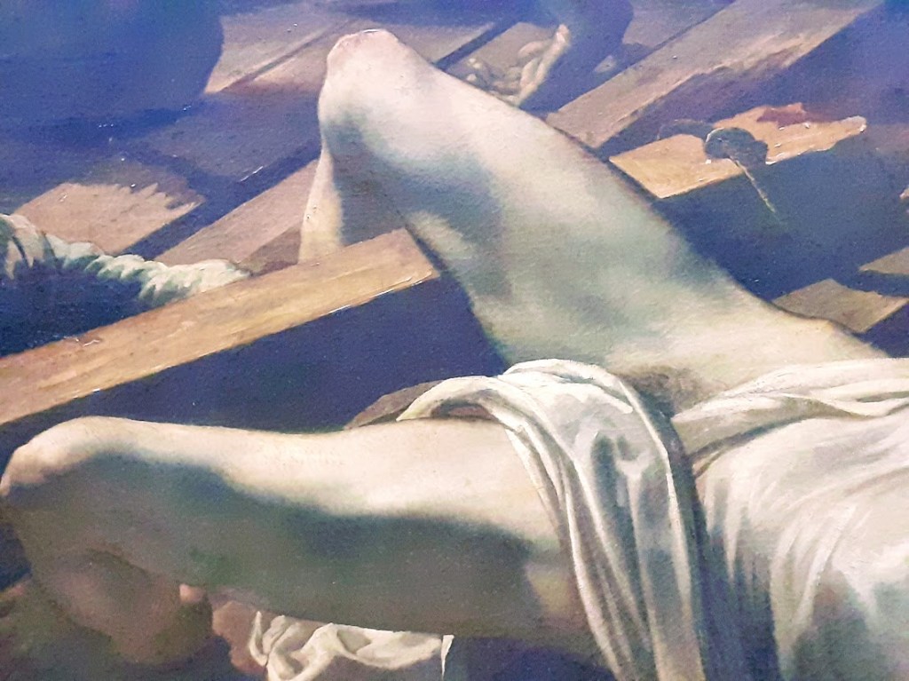Detail of Théodore Géricault's "Raft of the Medusa" (Louvre)