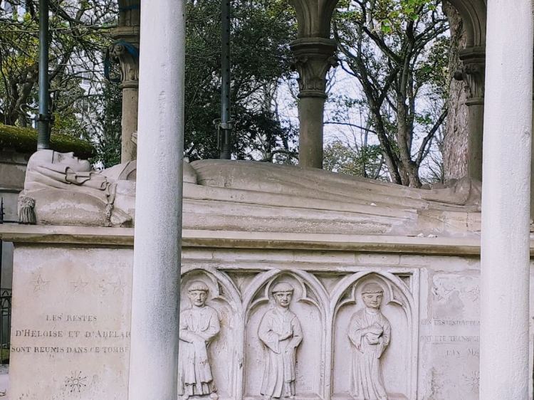 The tomb of Héloïse and Abélard, Père Lachaise cemetery, Paris