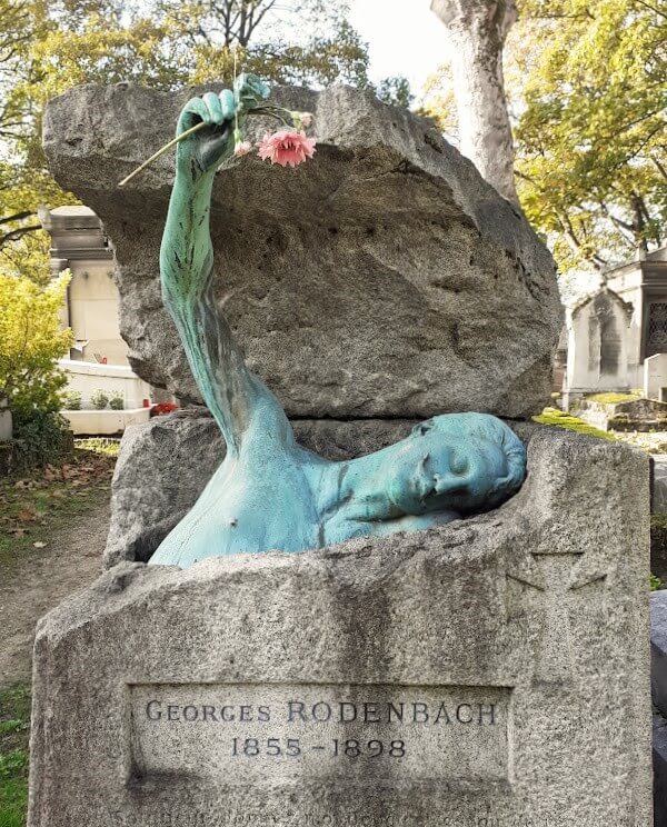 Tomb of Georges Rodenbach, Père Lachaise cemetery, Paris