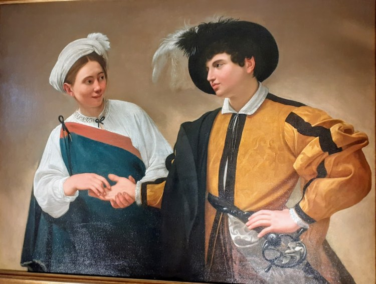 Caravaggio, The Fortune Teller, Capitoline Museums, Rome