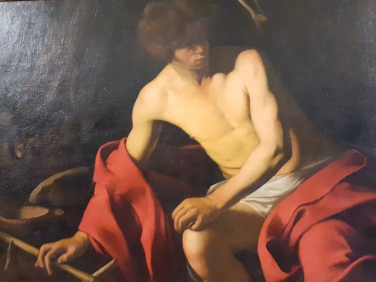 Caravaggio, San Giovanni Battista, Galleria Nazionale d'Arte Antica di Palazzo Corsini, Rome 