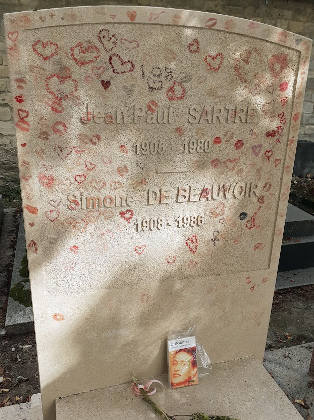 Tomb of Jean-Paul Sartre and Simone de Beauvoir, Montparnasse Cemetery